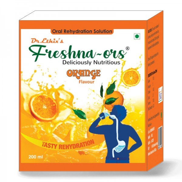 Freshna ORS Orange 100ml (Pack of 10)