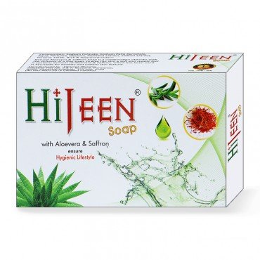 Hijeen Aloevera Saffron Soap Pack of 5