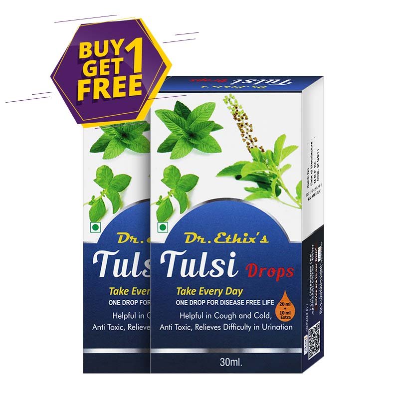 Dr.Ethix's Tulsi Elixir Drops 30ml - (BUY 1 GET 1)